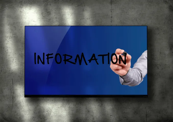 Informationsskärmar / reklamskärmar för bowlinghall