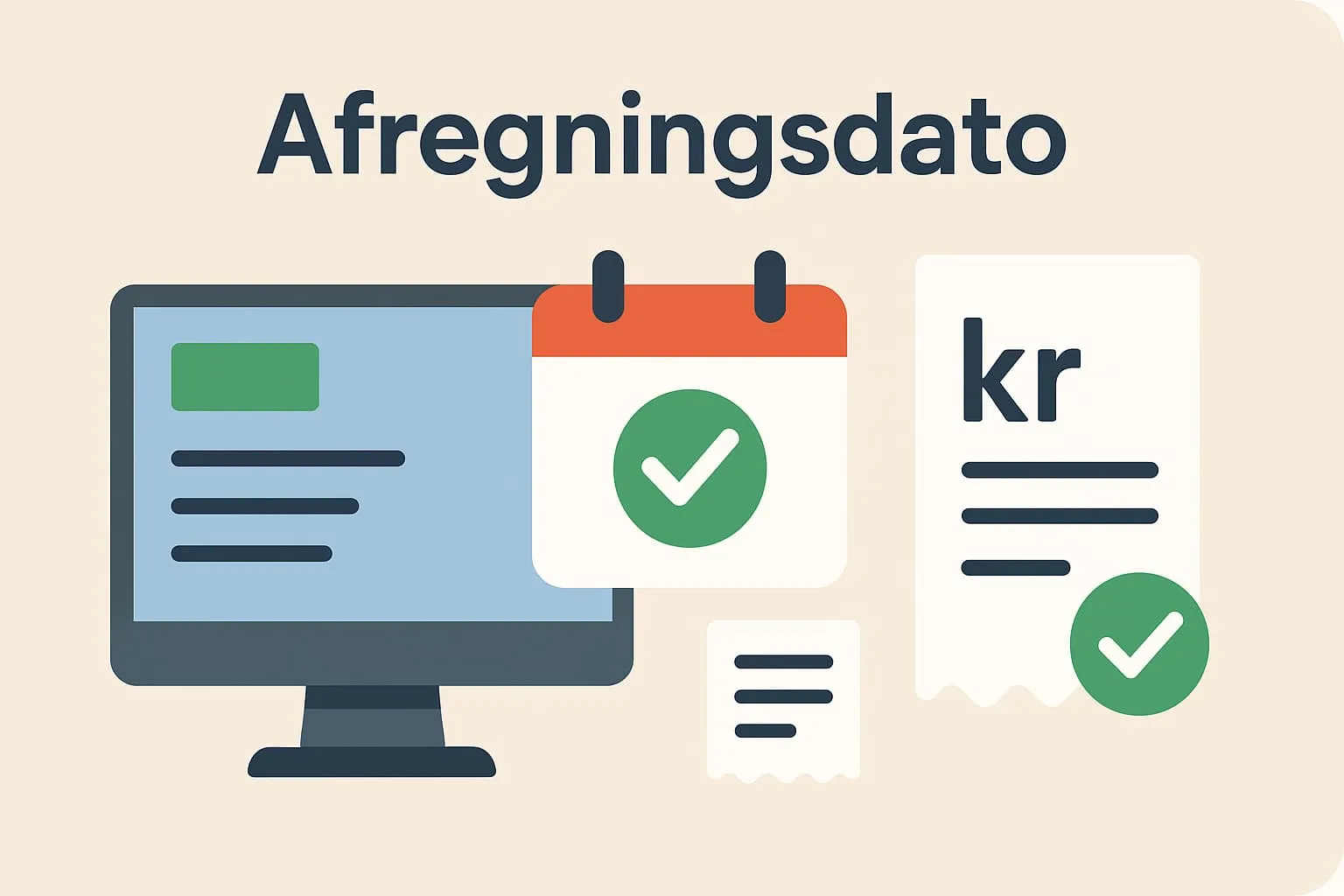 Settlement date in an online POS system