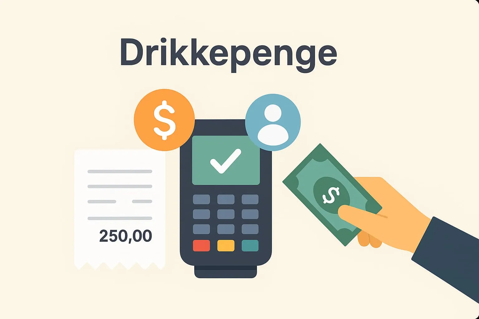 Tips in an online POS system