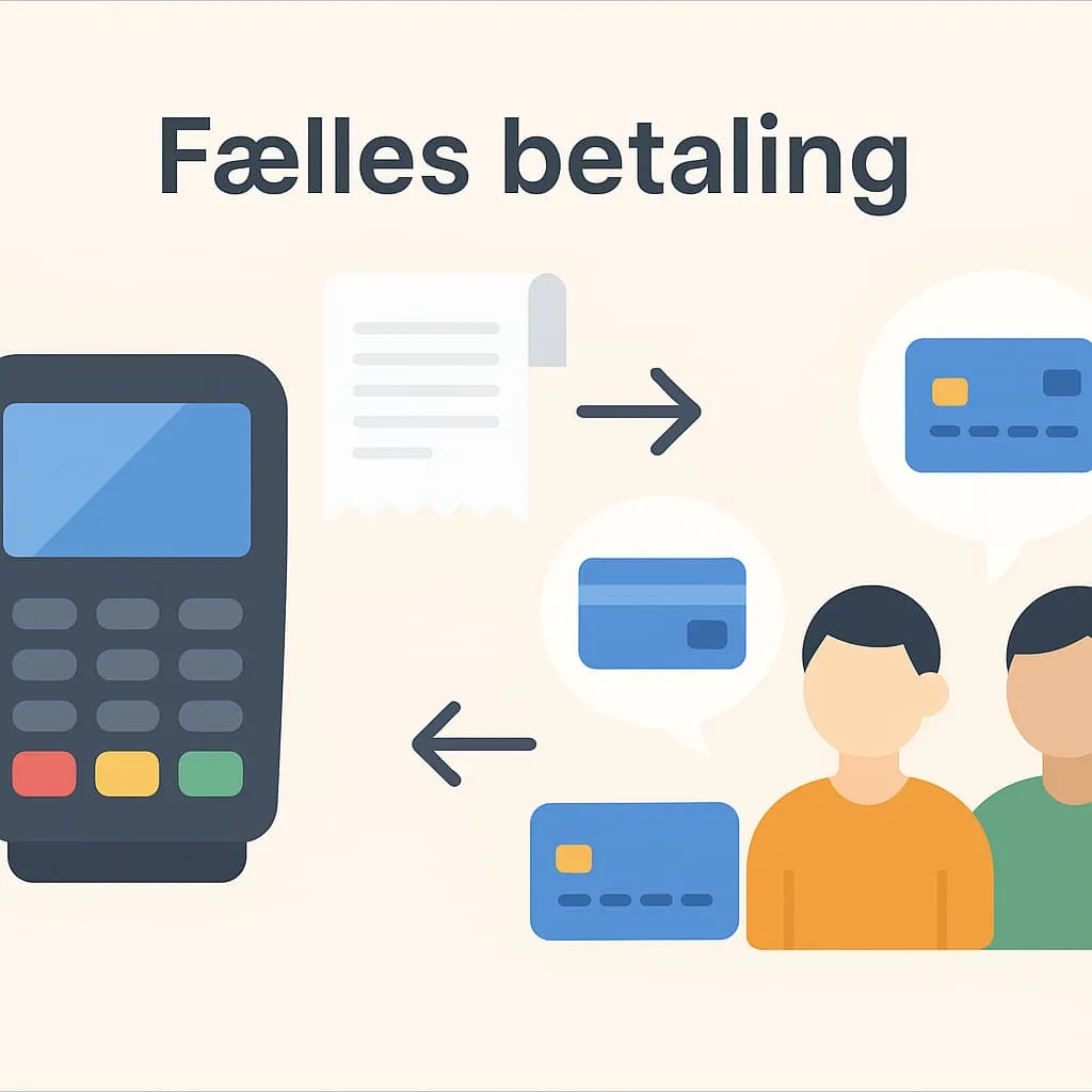 Shared payment in an online POS system