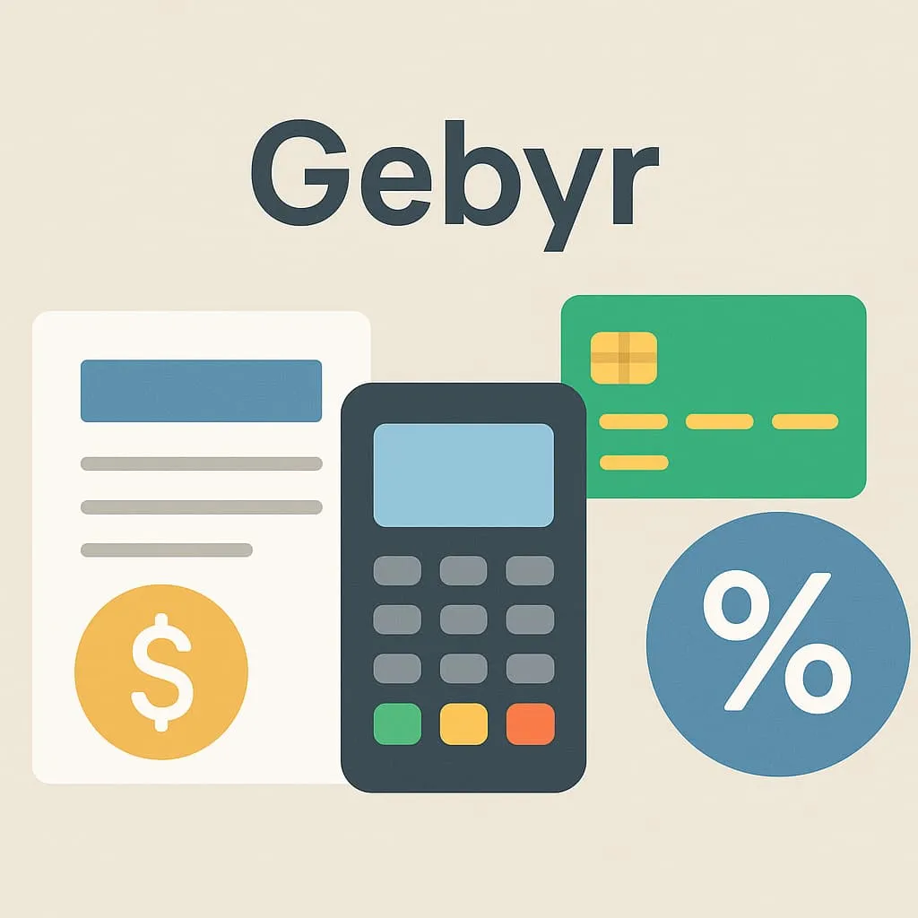 Fee in an online POS system