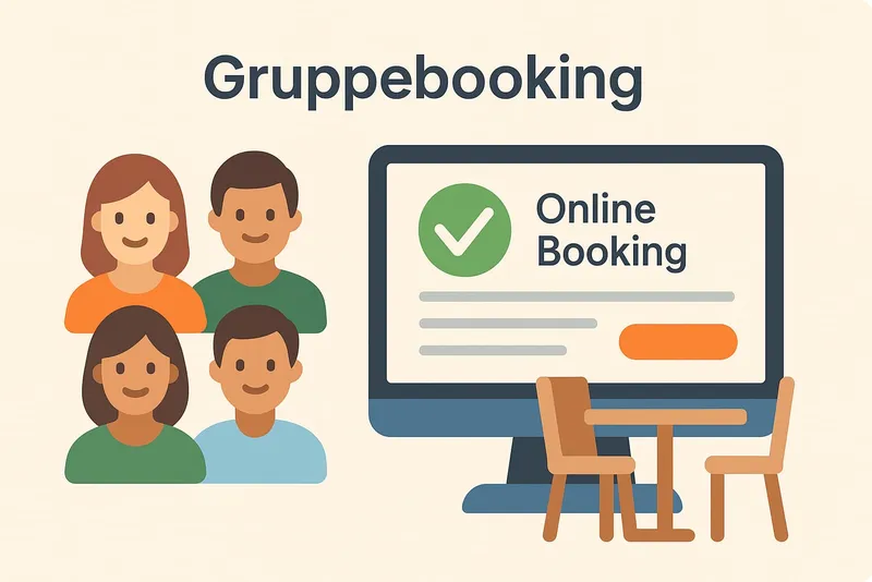 Gruppebooking i et online pos system