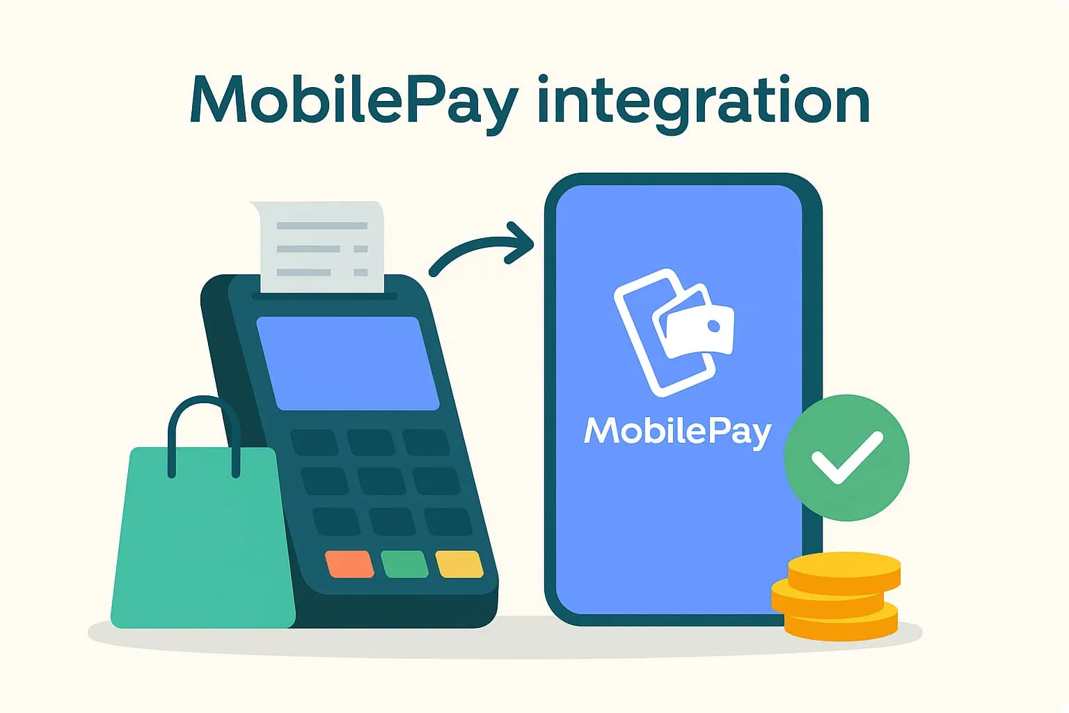 MobilePay integration i et online pos system