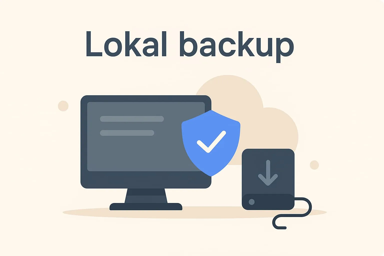 Local backup in an online POS system