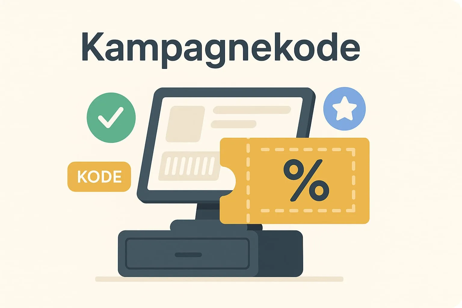 Promo code in an online POS system