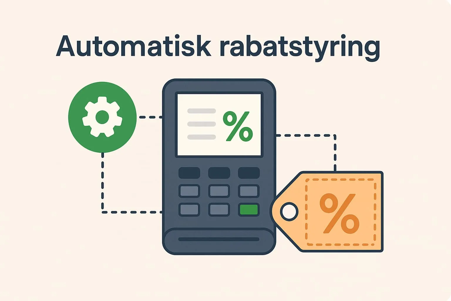 Automatic discount management in an online POS system