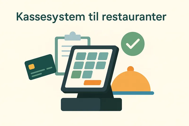 Kassesystem til restauranter i et online pos system