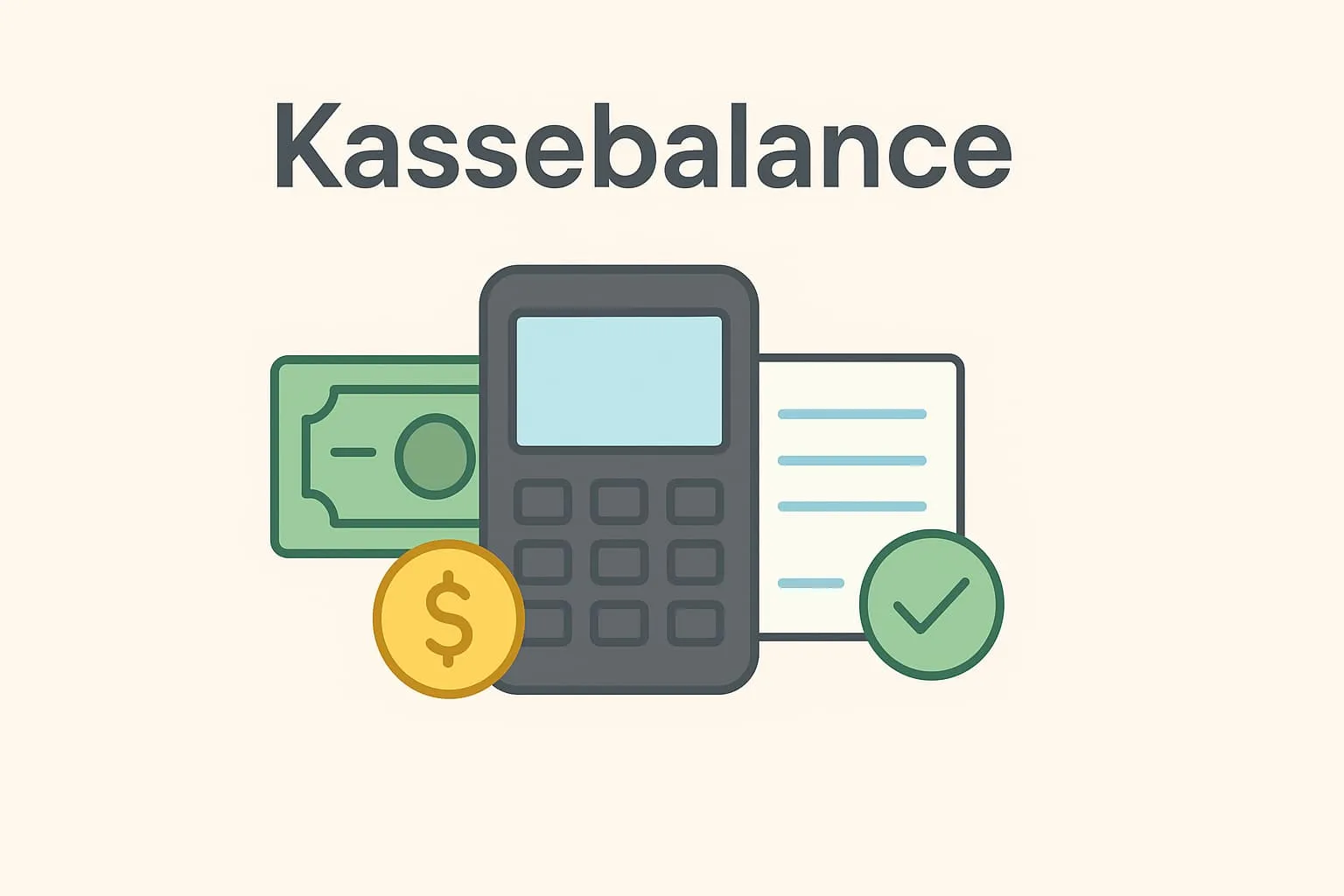 Kassabalans i ett onlinekassasystem