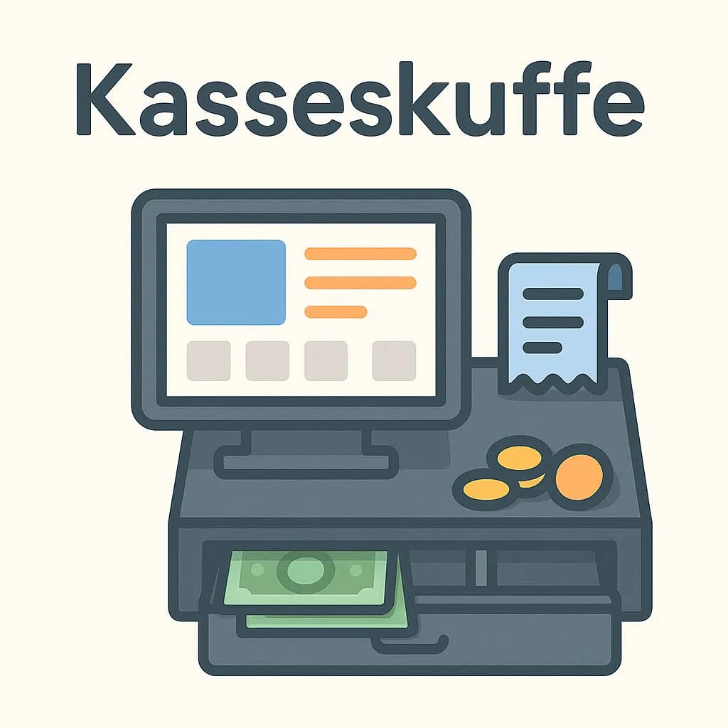 Kassalåda i ett onlinekassasystem