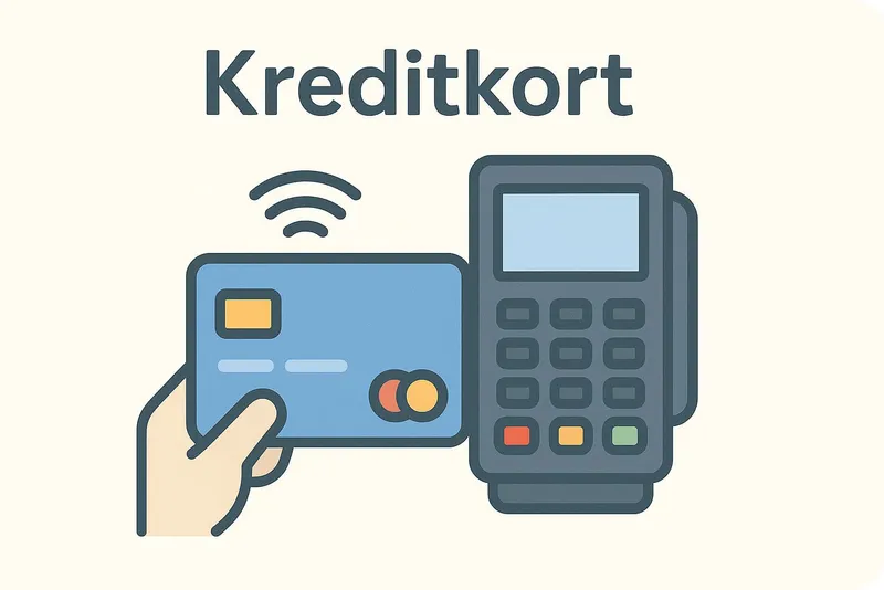 Kreditkort i et online pos system