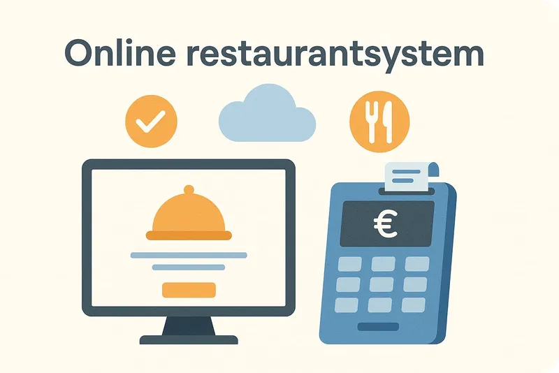 Online restaurantsystem i et online pos system