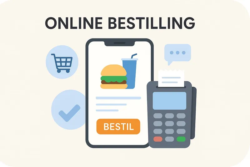 Online bestilling i et online pos system
