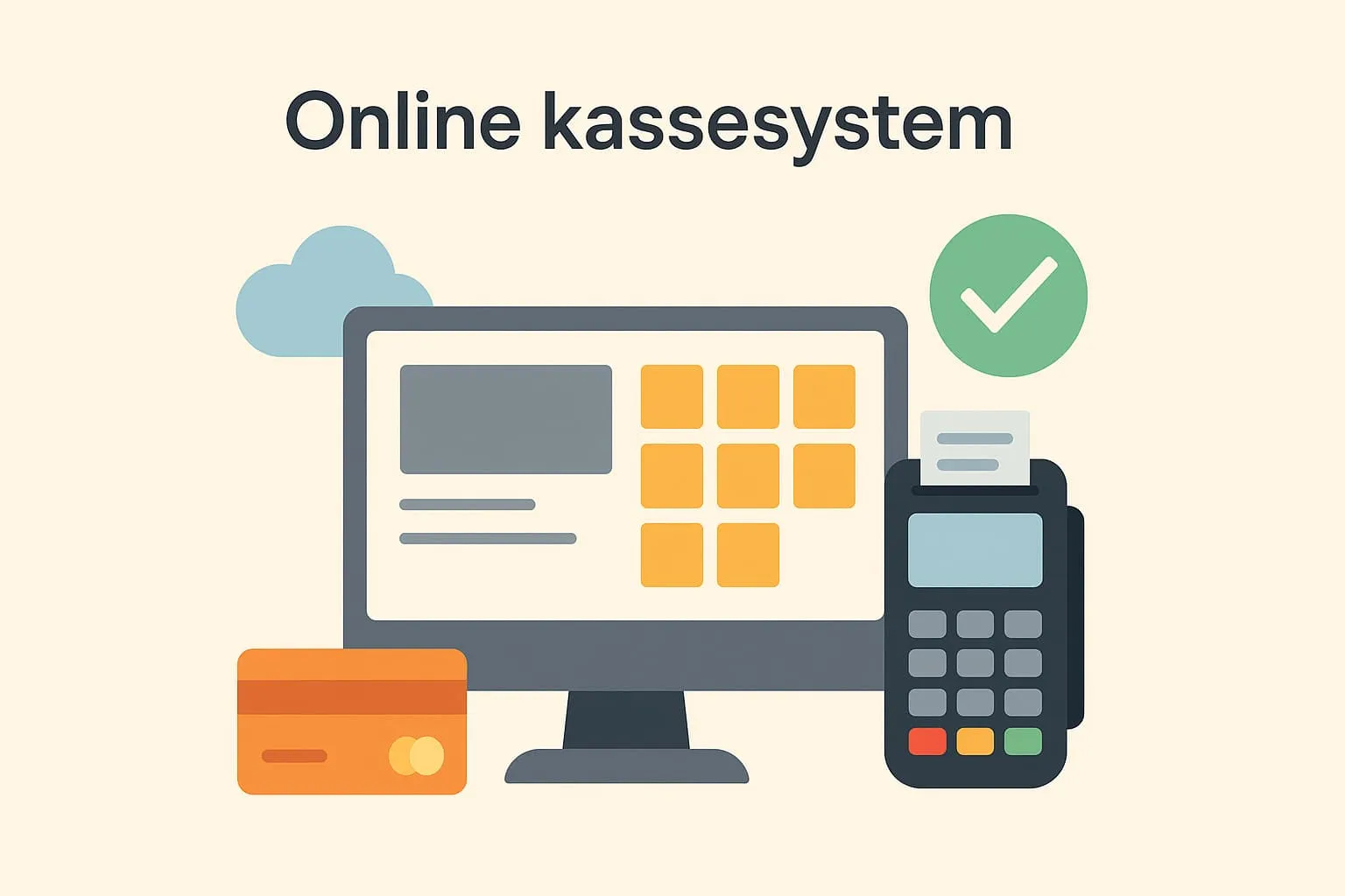 Onlinekassasystem i ett online-POS-system