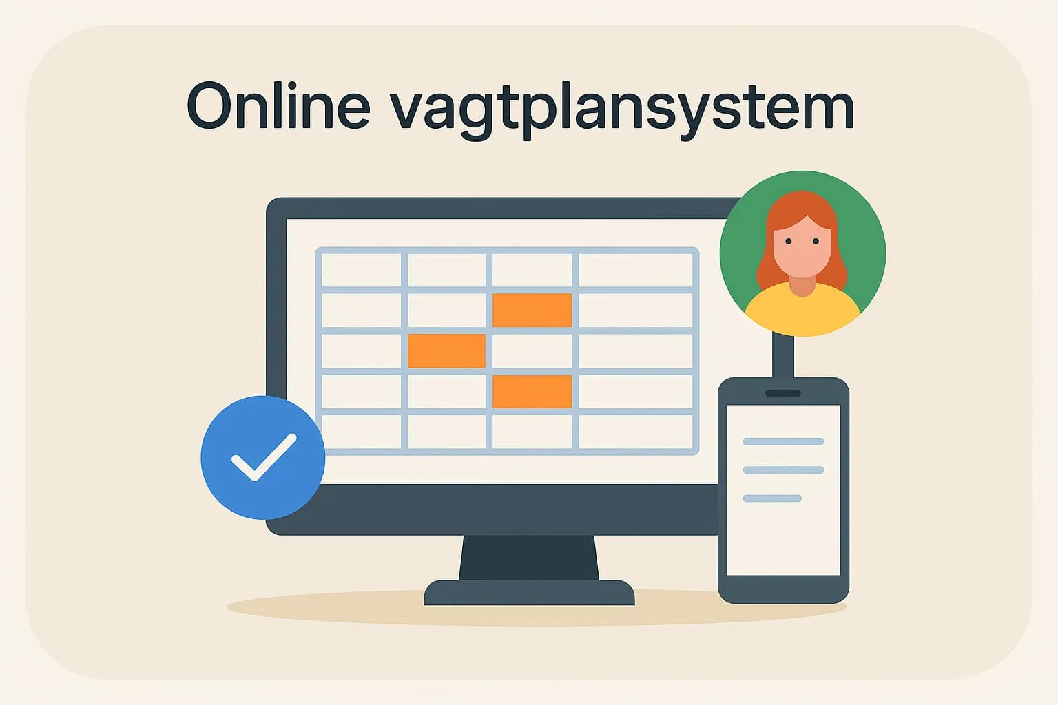 Online staff scheduling system in an online POS system