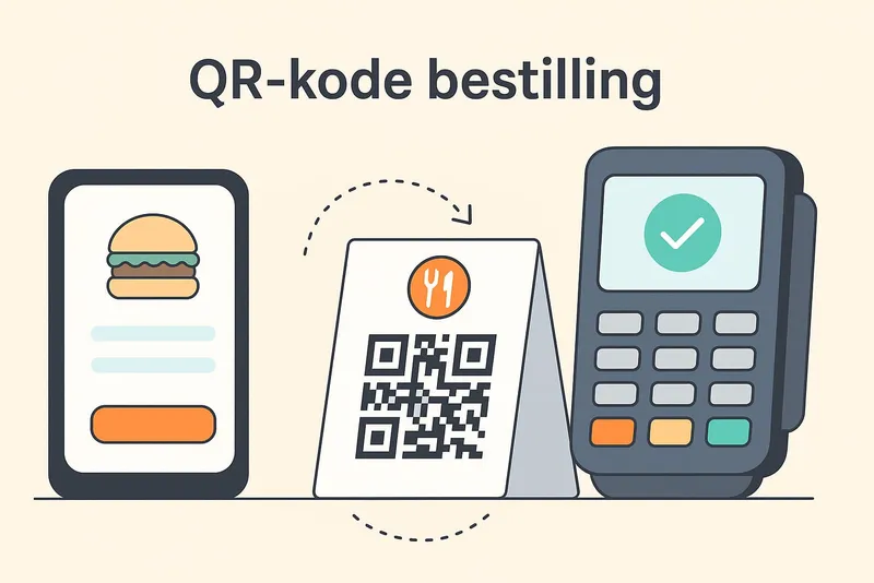 QR-kode bestilling i et online pos system