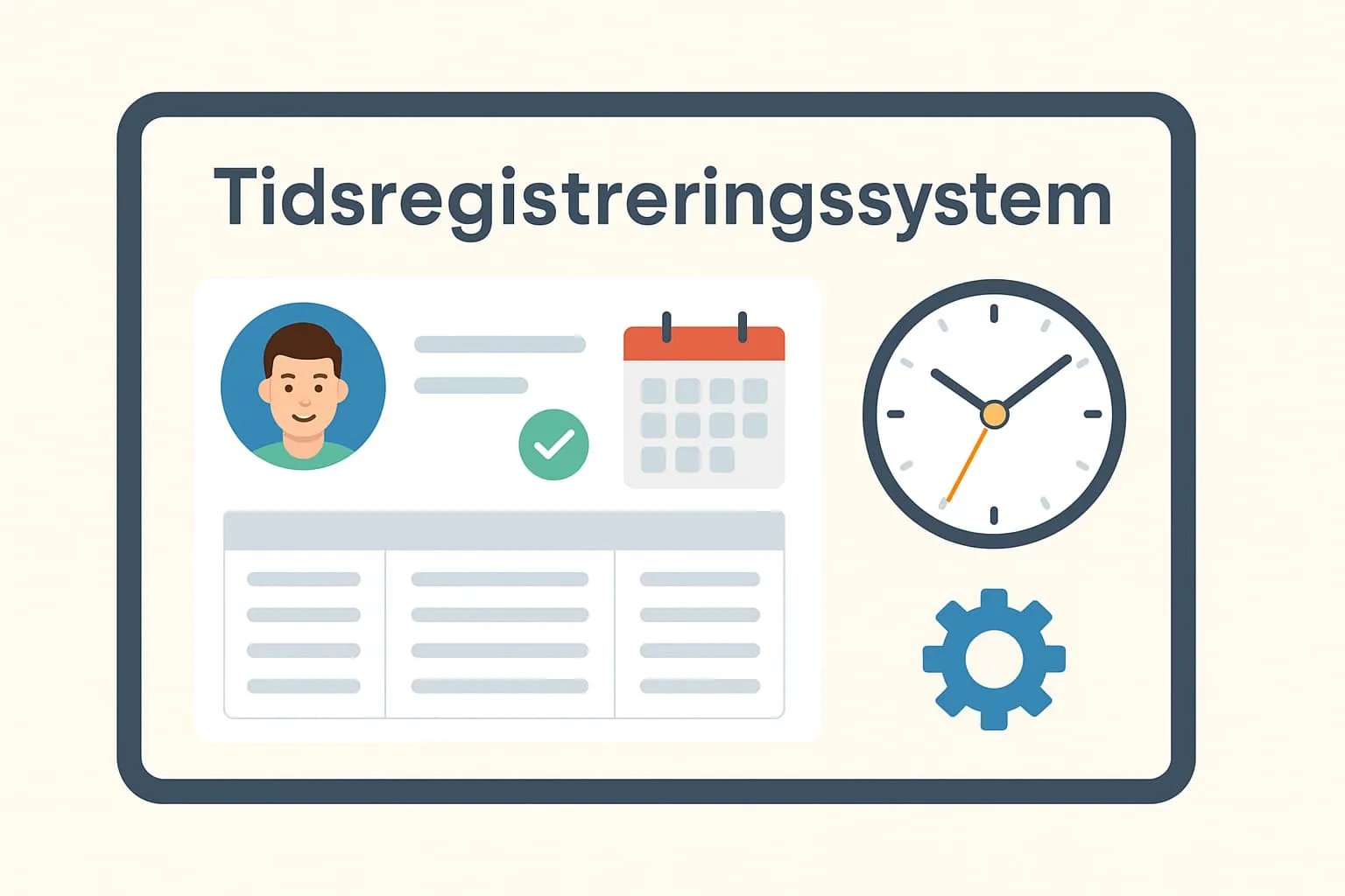 Time tracking system in an online POS system