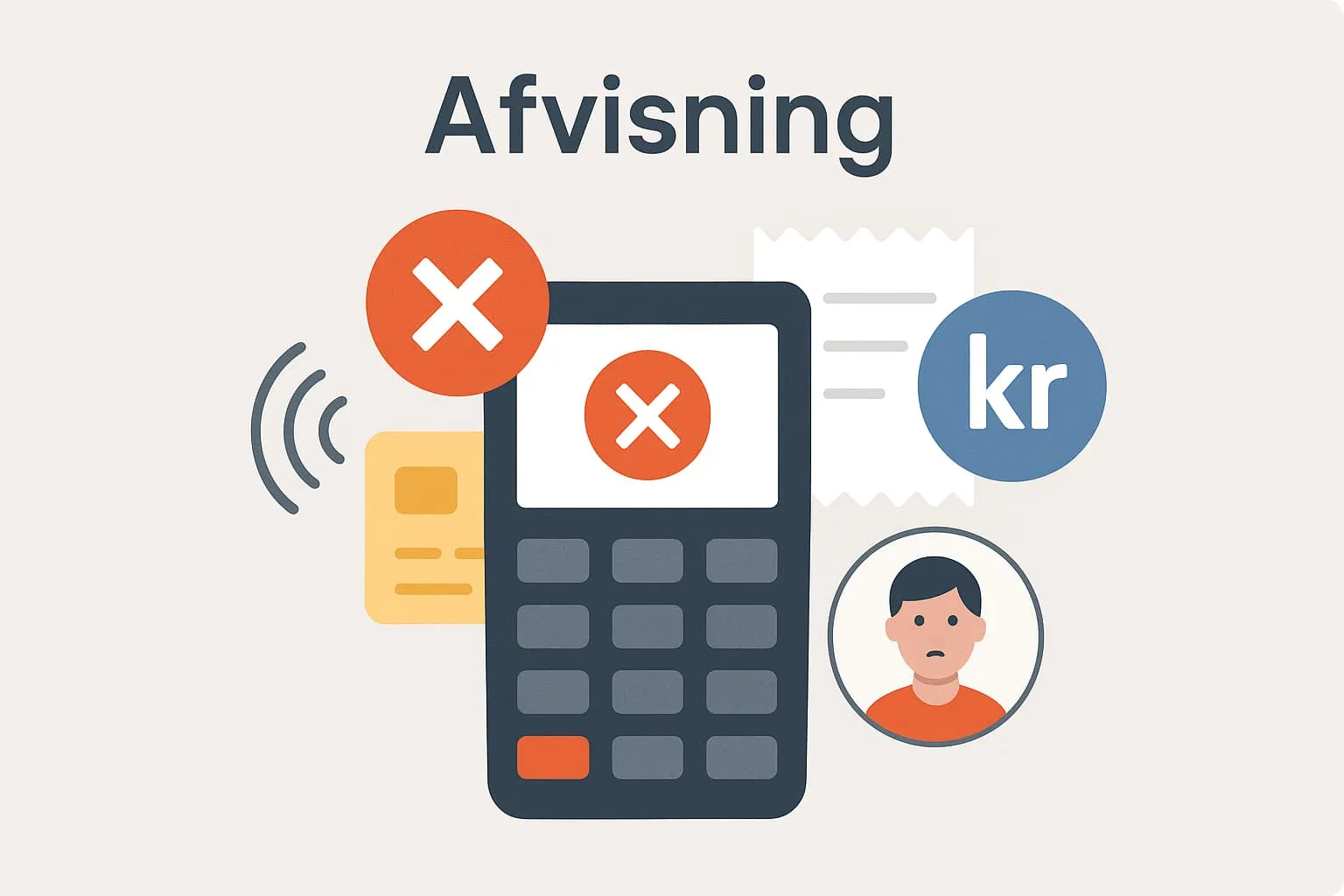 Decline in an online POS system