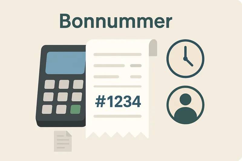 Bonnummer i et online pos system