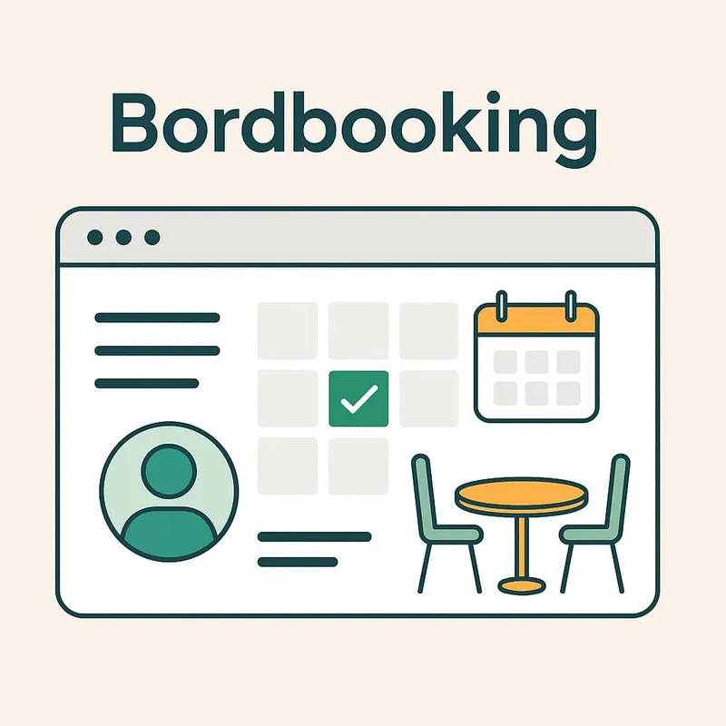 Bordbooking i et online pos system