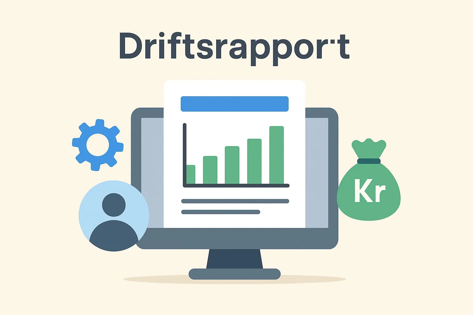 Operations report in an online POS system