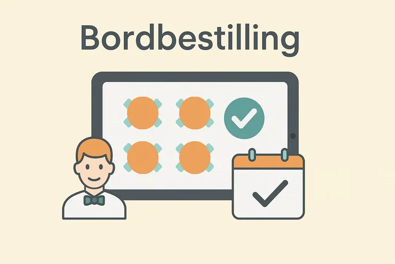 Bordbestilling i et online pos system