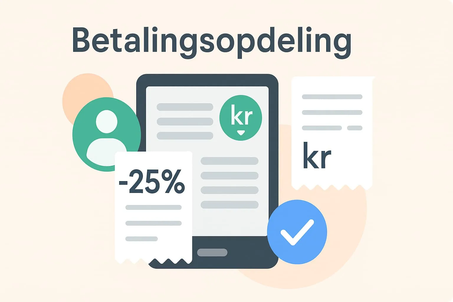 Split payment in an online POS system