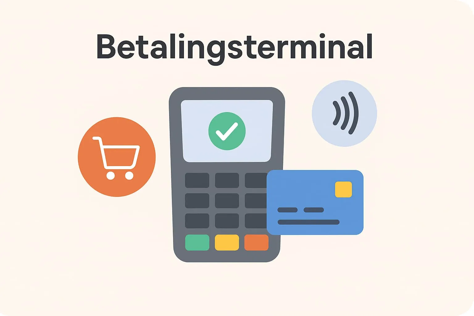 Payment terminal in an online POS system
