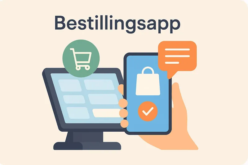 Bestillingsapp i et online pos system / kassesystem hos Flexybox