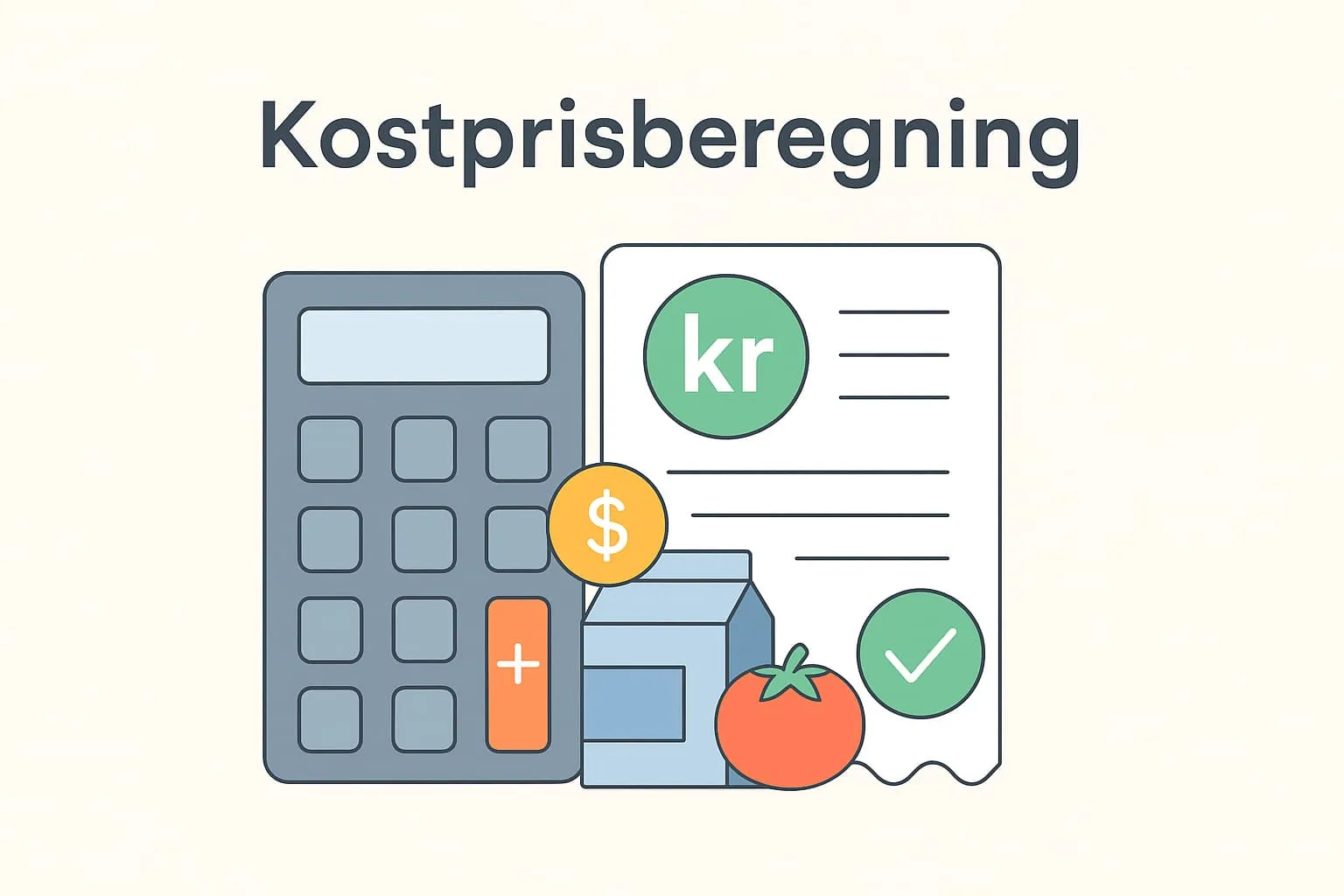 Cost price calculation in an online POS system