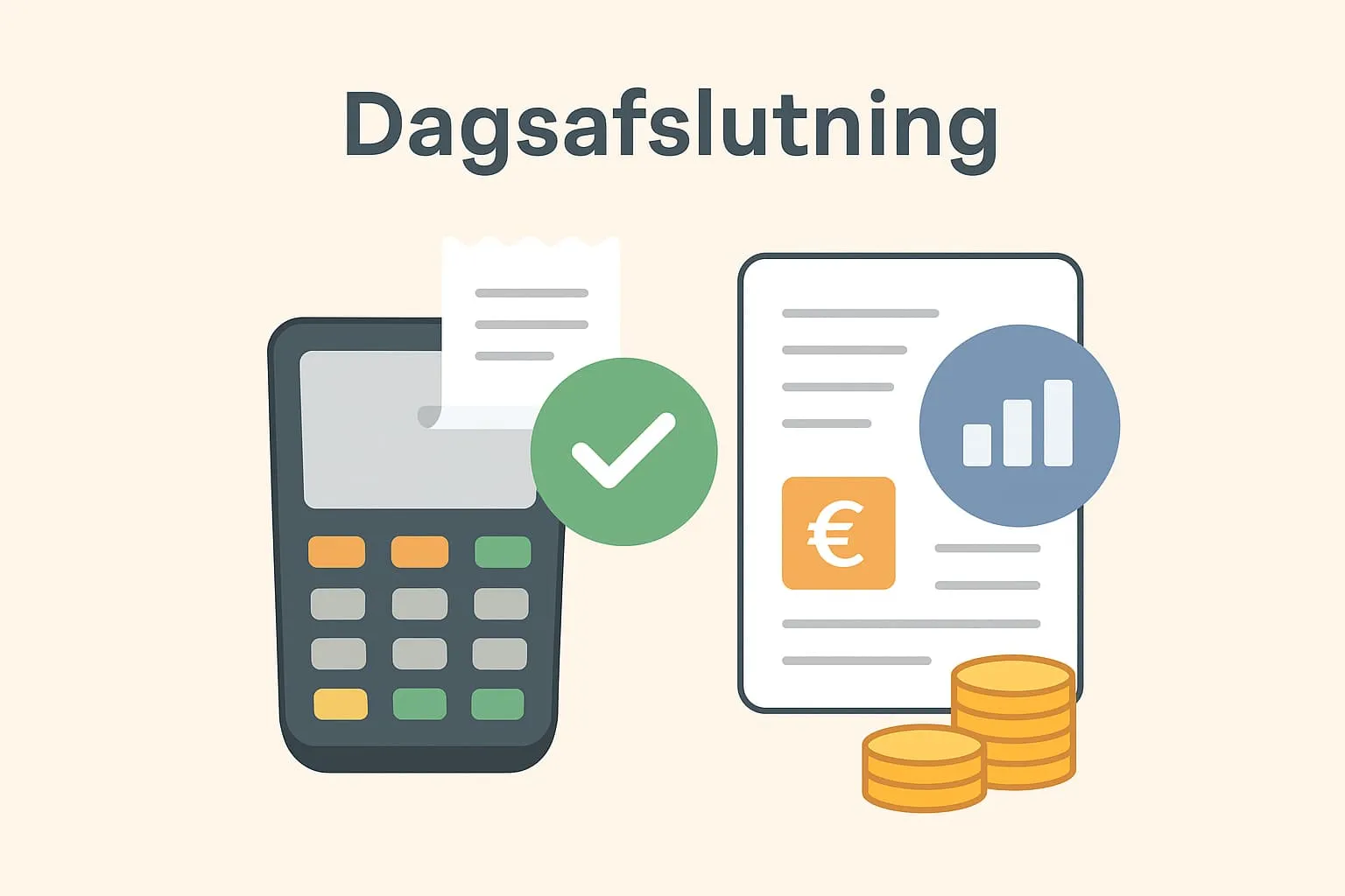 Dagsavslut i ett molnbaserat kassasystem