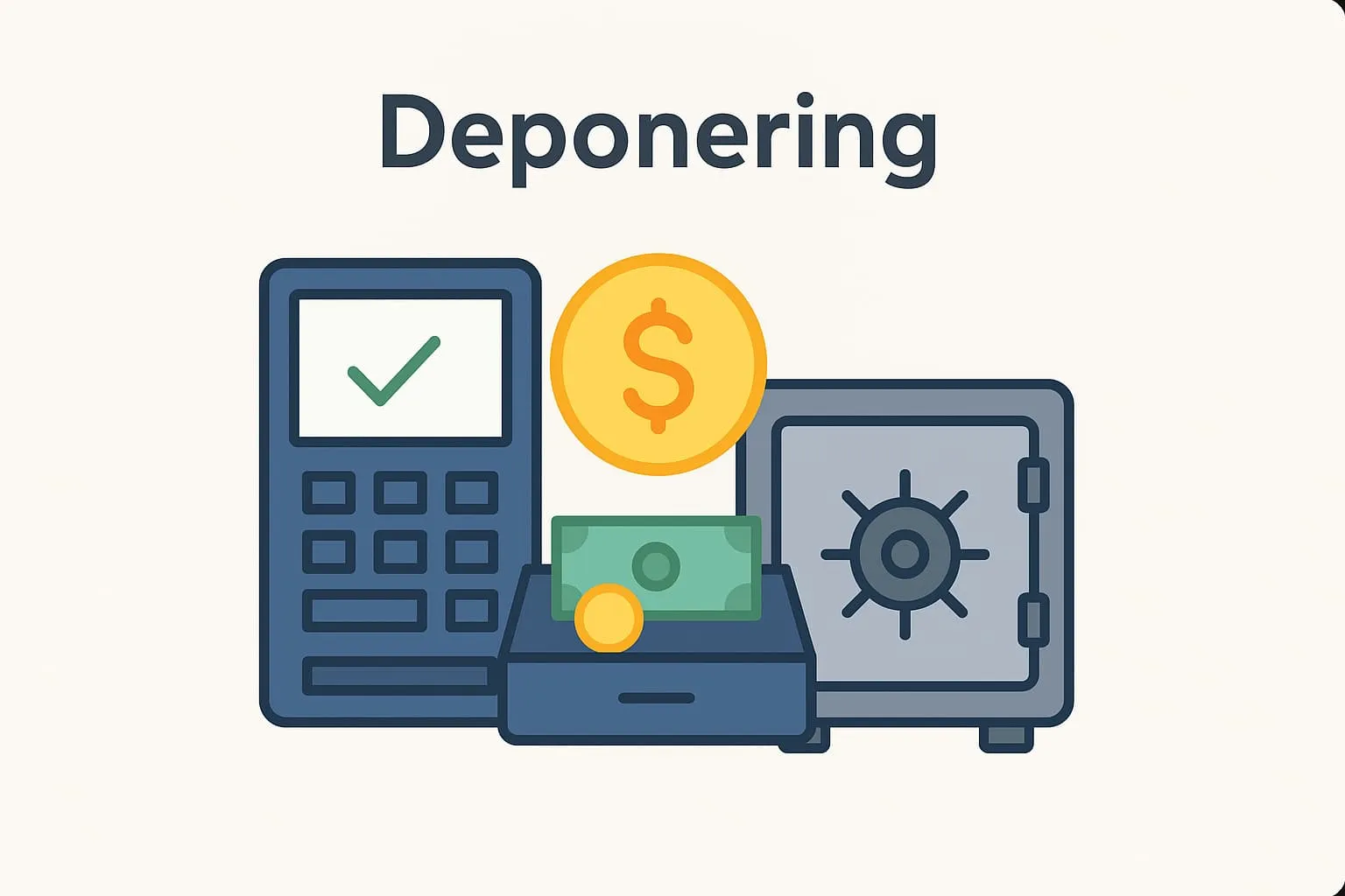 Deposits in an online POS system