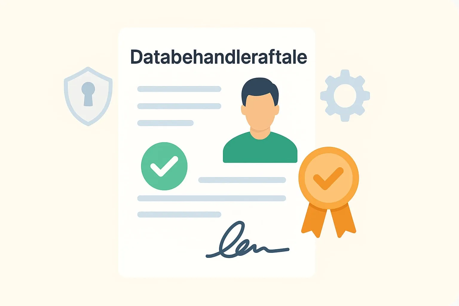Data processing agreement in an online POS system