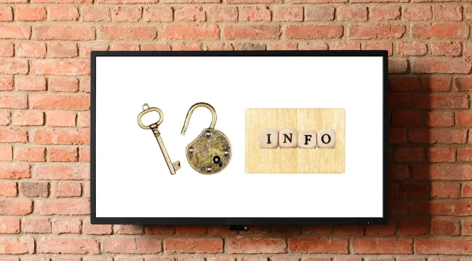 digitala informationsskärmar för