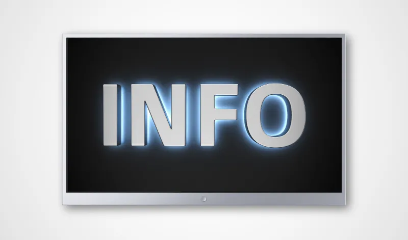 Informationsskärmar för multiaktivitetscenter